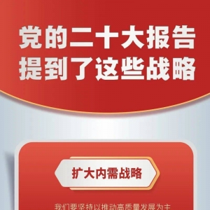 党的二十大报告，提到这些战略