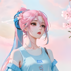 Ai绘画之炫彩少女系列一