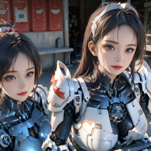 Ai绘画 | 机甲少女（含Prompt提示词）
