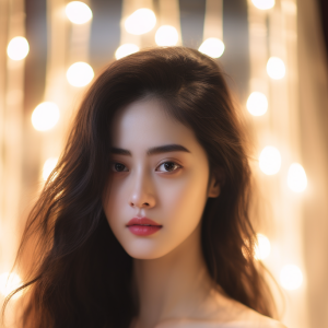 Midjourney 绝美女子私房写真照